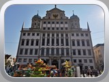 In Augsburg unterwegs. Rathaus